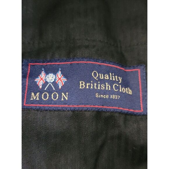 J. Crew Men's Ludlow Slim Green Check Wool Cotton Flat Front Dress Pants 34 X 31 - Picture 5 of 6